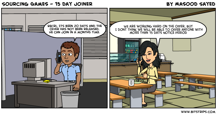 Sourcing Games Cartoons - 15 Days Joiner