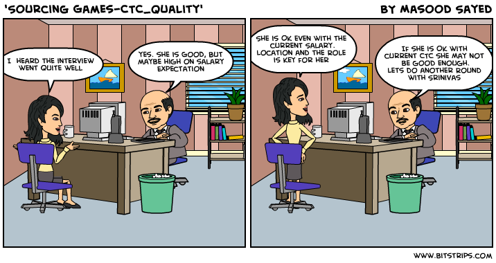 Comic Sourcing Recruitment -Sourcing Games-CTC_Quality-